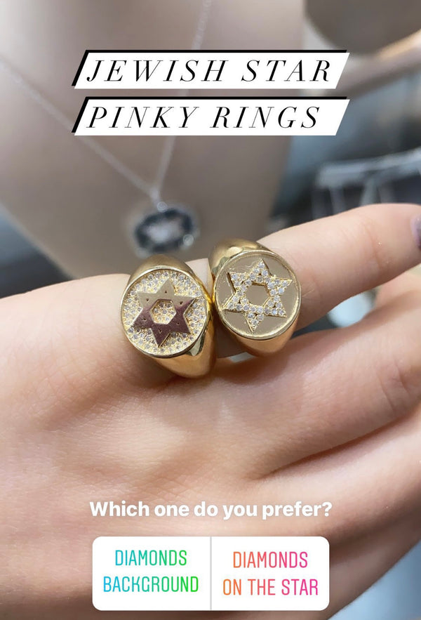 MJ FINE STAR OF DAVID RING - Millo Jewelry