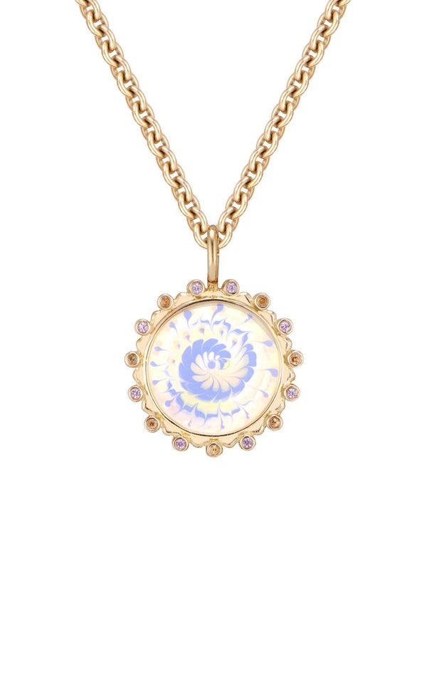 Spiral Tie Dye Amulet Necklace - Millo Jewelry