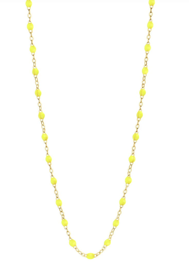 Classic Gigi Necklace - Yellow Gold 16.5" - Millo Jewelry