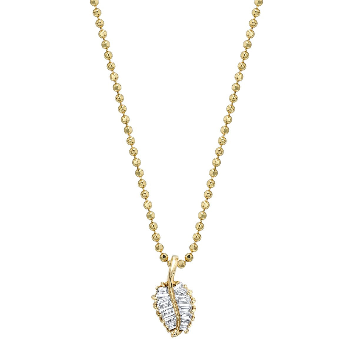 Anita Ko Leaf Necklace
