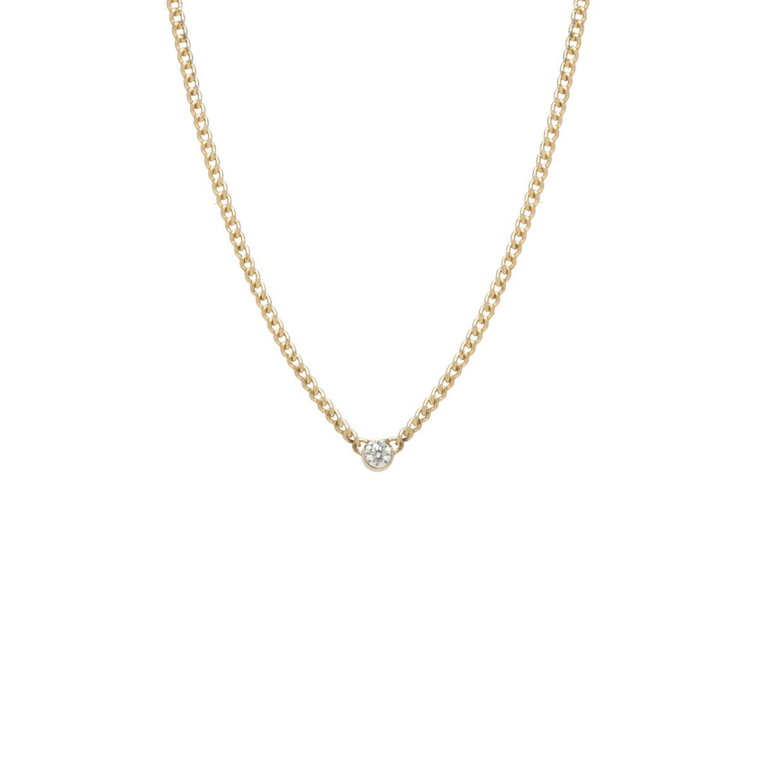 14K Gold Diamond Necklace - Millo Jewelry